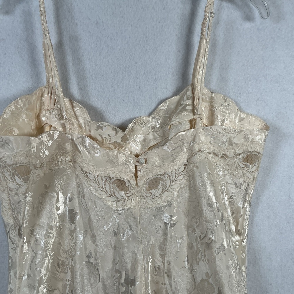 Victoria's‎ Secret Vintage Gold Label Slip Dress Lingerie Cream Lace Large NWT - Picture 10 of 15